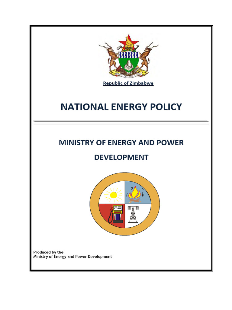 Zimbabwe National Energy Policy Overview | PDF | Renewable Energy ...
