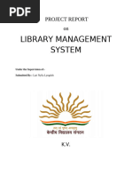 Class 12 CS Project - Library Management System | PDF | Python ...