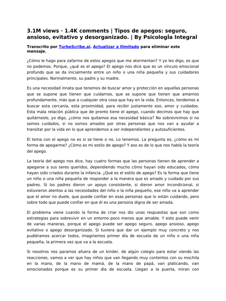 3.1M Views %C2%B7 1.4K Comments Tipos de Apegos_ Seguro%2C Ansioso%2C ...