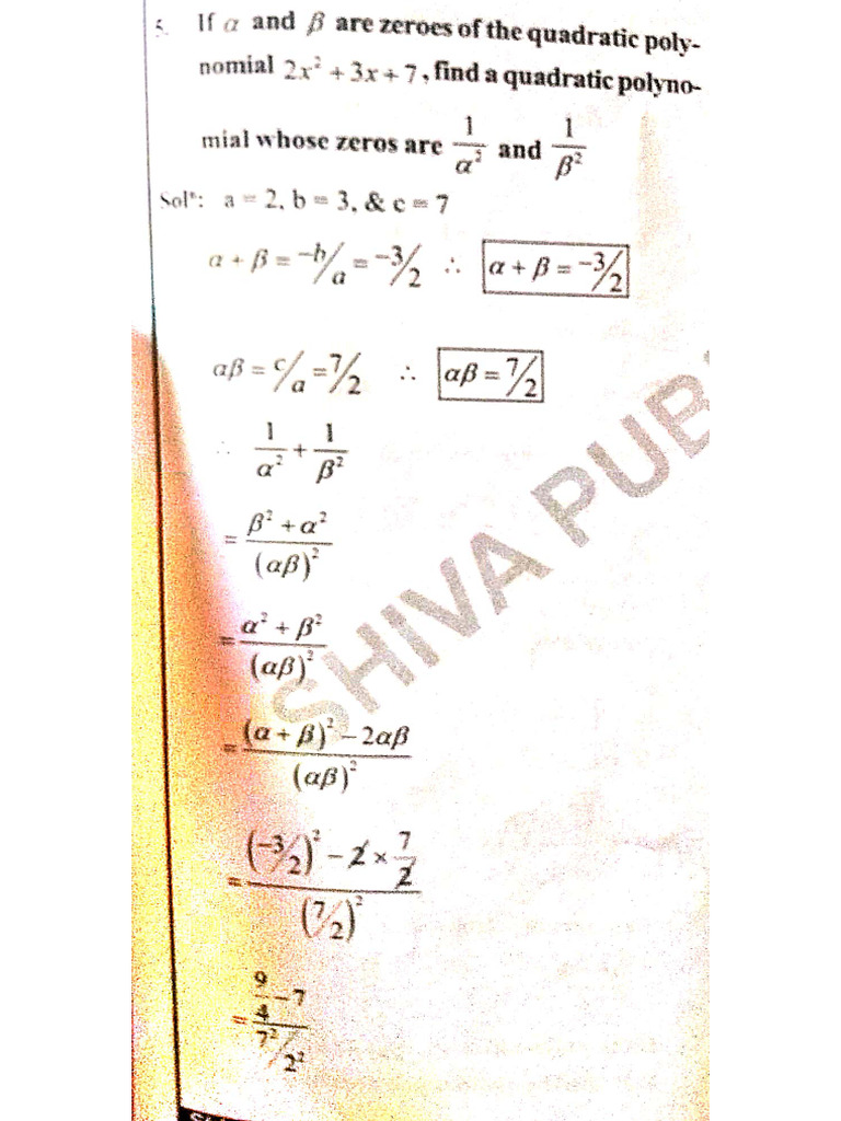 if-alpha-and-beta-are-the-zeros-of-the-quadratic-polynomial-2-x-square