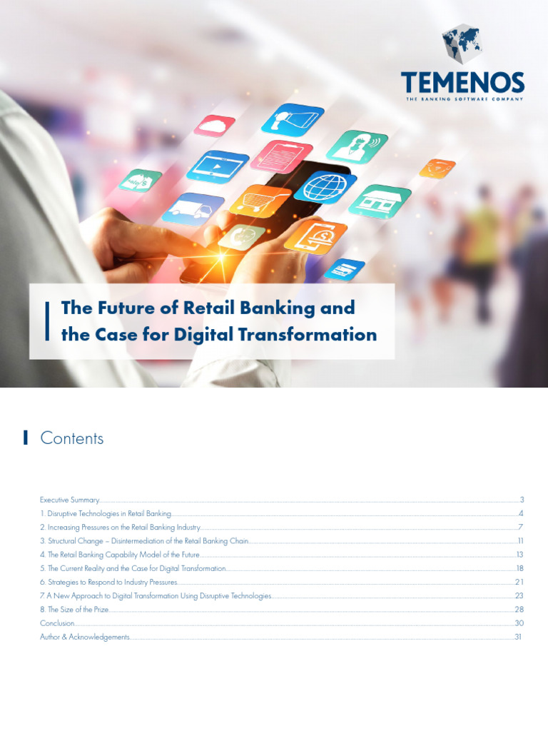 Digital Transformation in Retail Banking | PDF | Cloud Computing | Banks