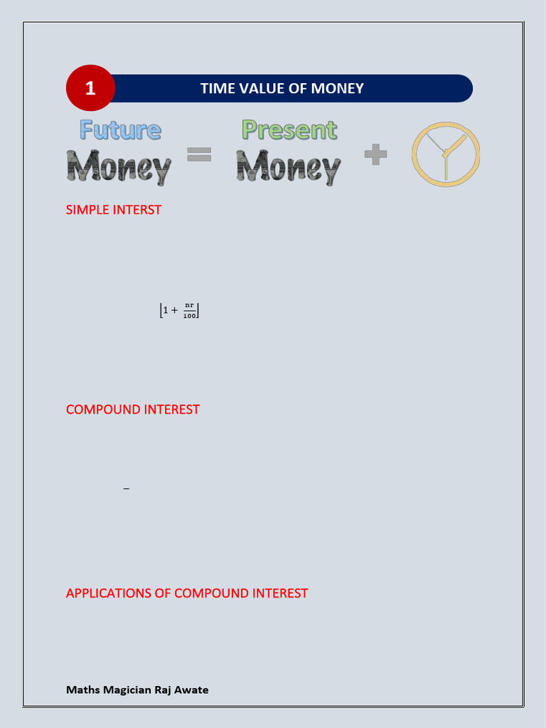 Simple and Compound Interest Guide | PDF | Present Value | Interest