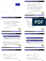 Differentiability and Continuity: The Derivative and Differenitiation