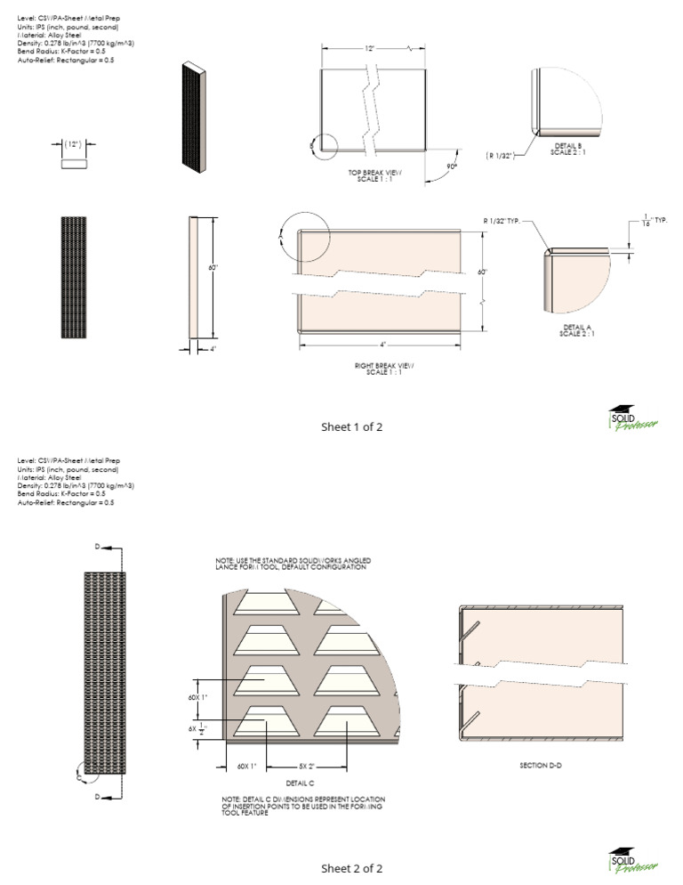 3DMM-CSWPA-SM-002 | PDF | Sheet Metal | Building Engineering