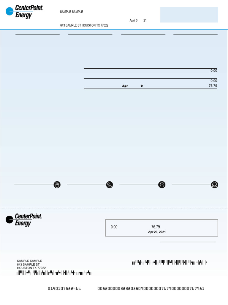 CENTERPOINT template | PDF | Payments