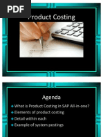 SAP CO-PC Product Costing in SAP ERP6.0 One