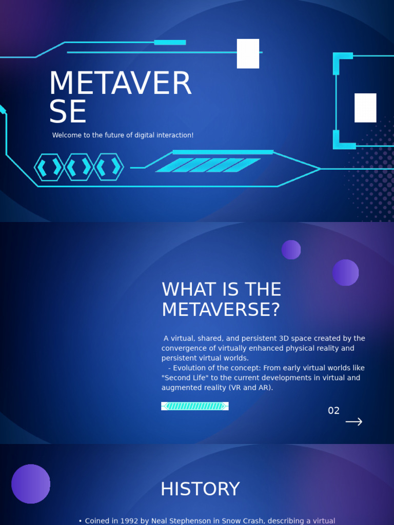 The Future of Digital Interaction The Metaverse | PDF | Virtual Reality ...