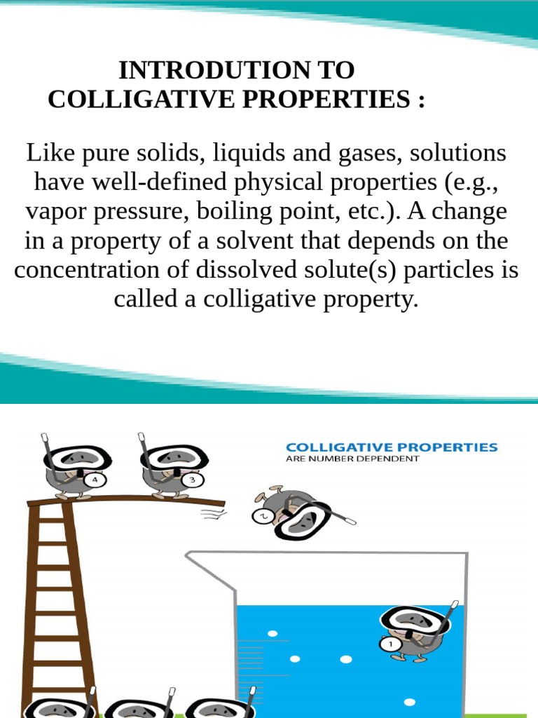 Ostwald-Walker Method in Colligative Properties | PDF | Homogeneous ...