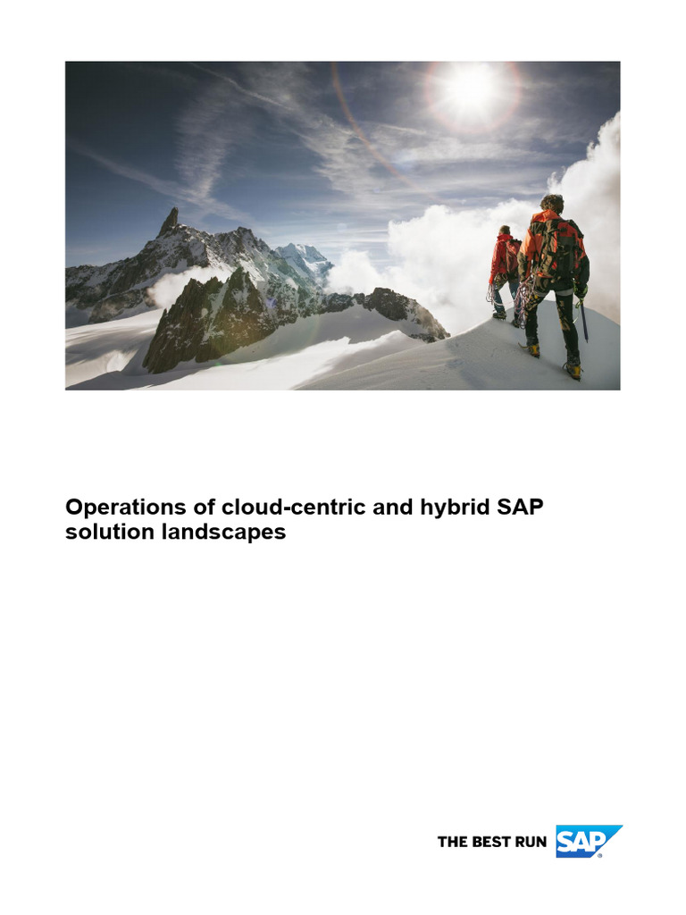 Hybrid Operations Pdf Cloud Computing Software As A Service