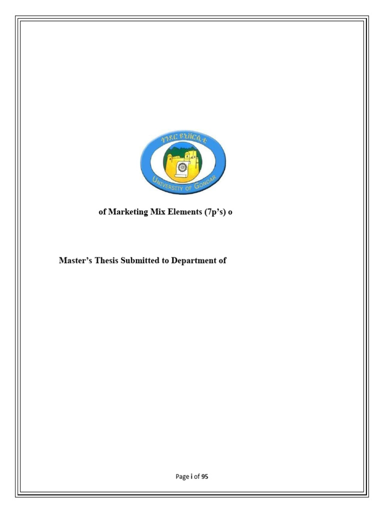 Sample final research 1 dr assefa pdf brand statistics