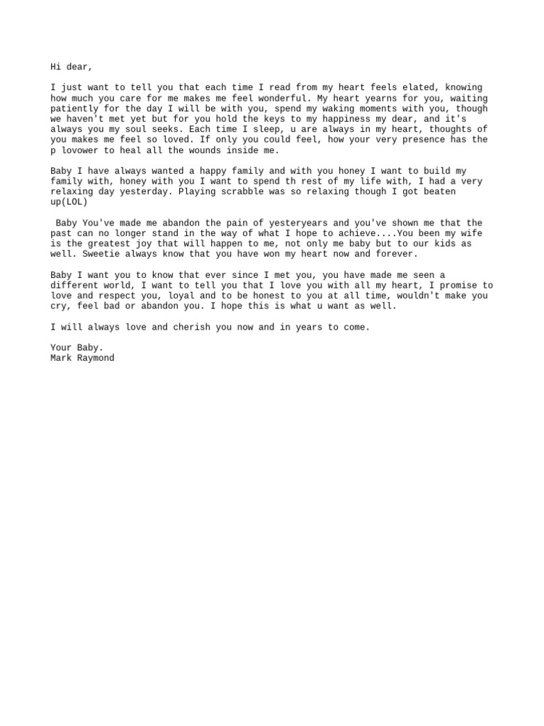 Love Note | PDF