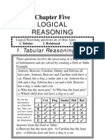 Tables Logical Reasoning