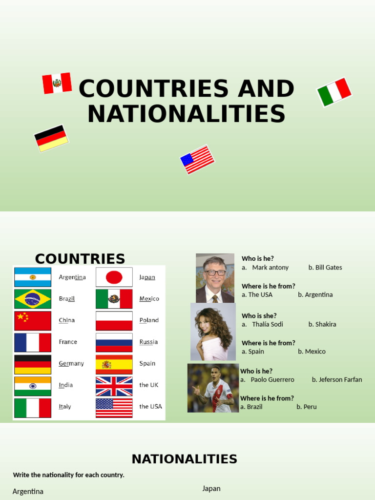 1ero Countries | PDF