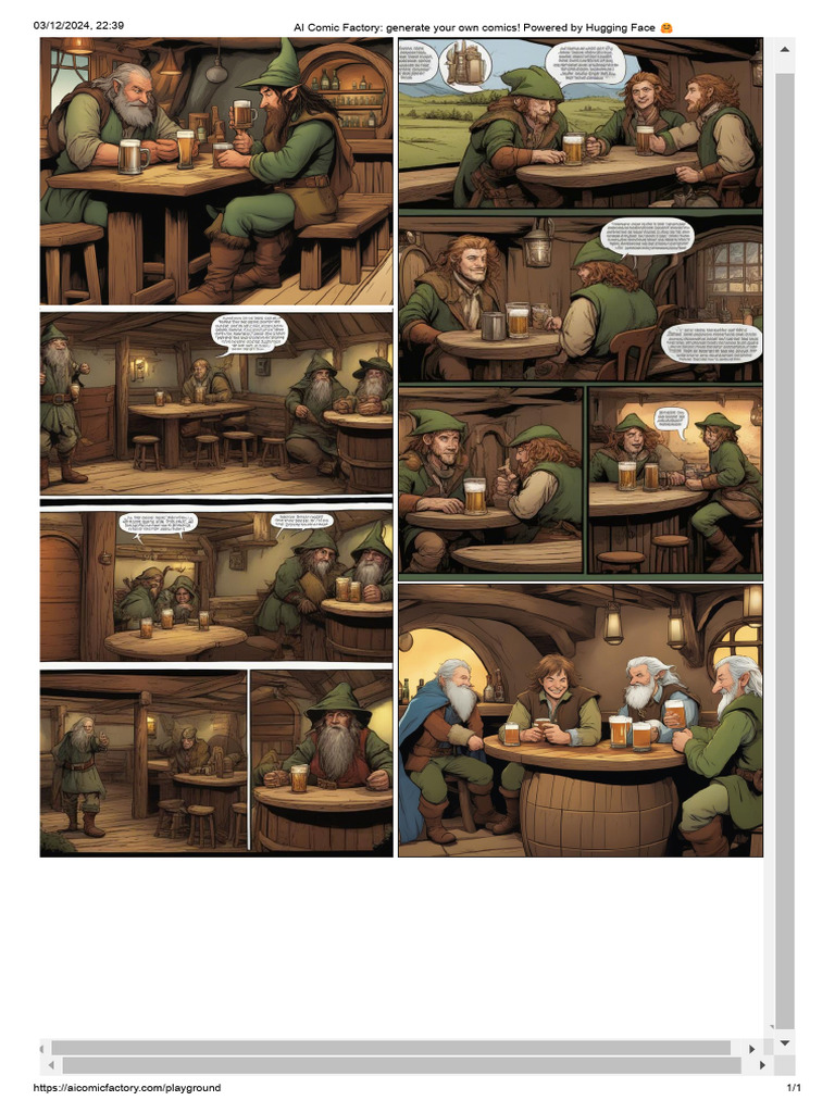 Playground - AI Comic Factory | PDF