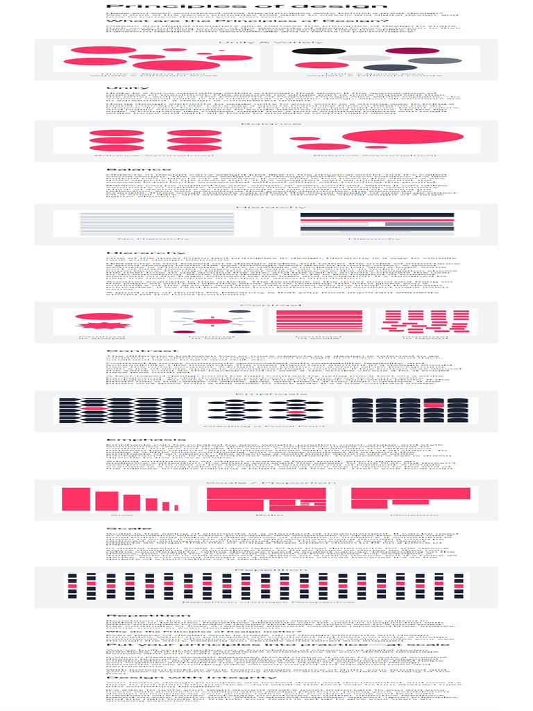 Principles of Design - English Lanuage | PDF