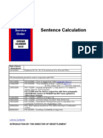 PSO 6650 Sentence Calculation