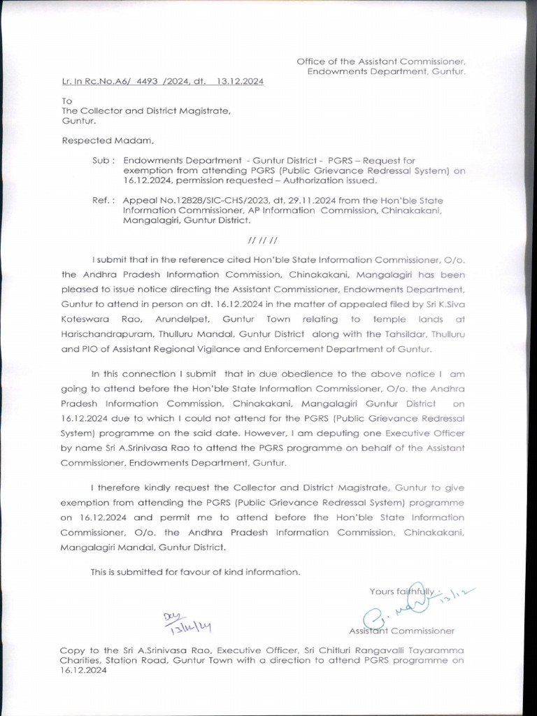 RC.NO A6-4493-2024 DATED 13.12.2024 | PDF