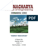 Energy Resources Document