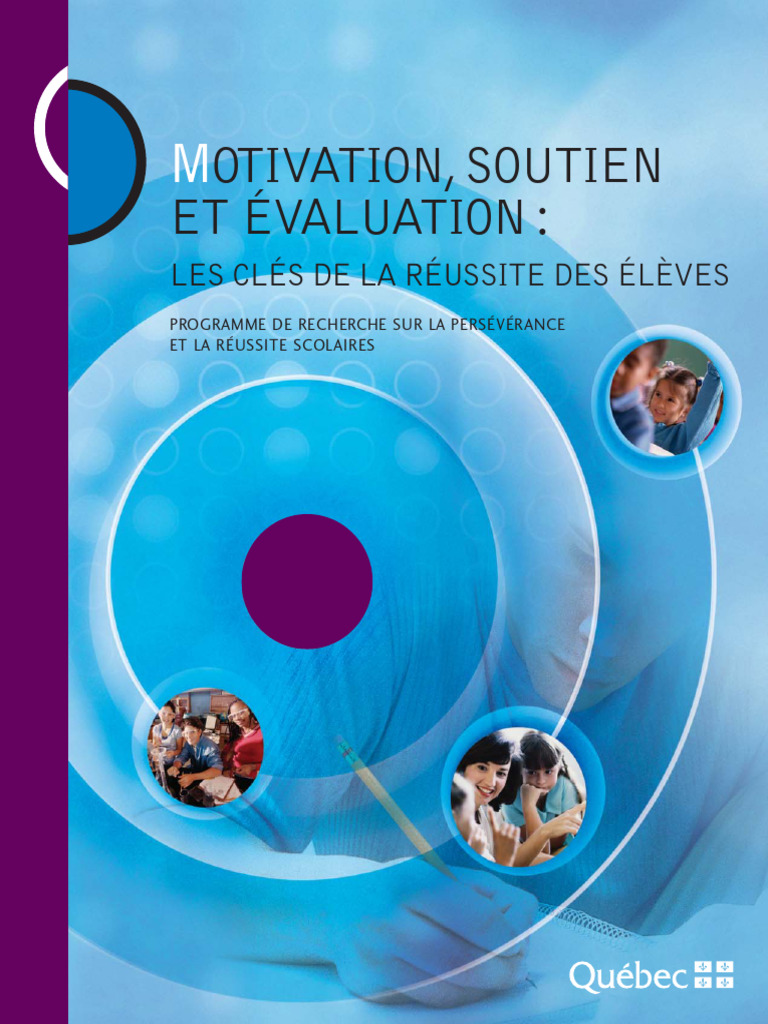 Clés de la réussite scolaire : motivation et évaluation | PDF ...