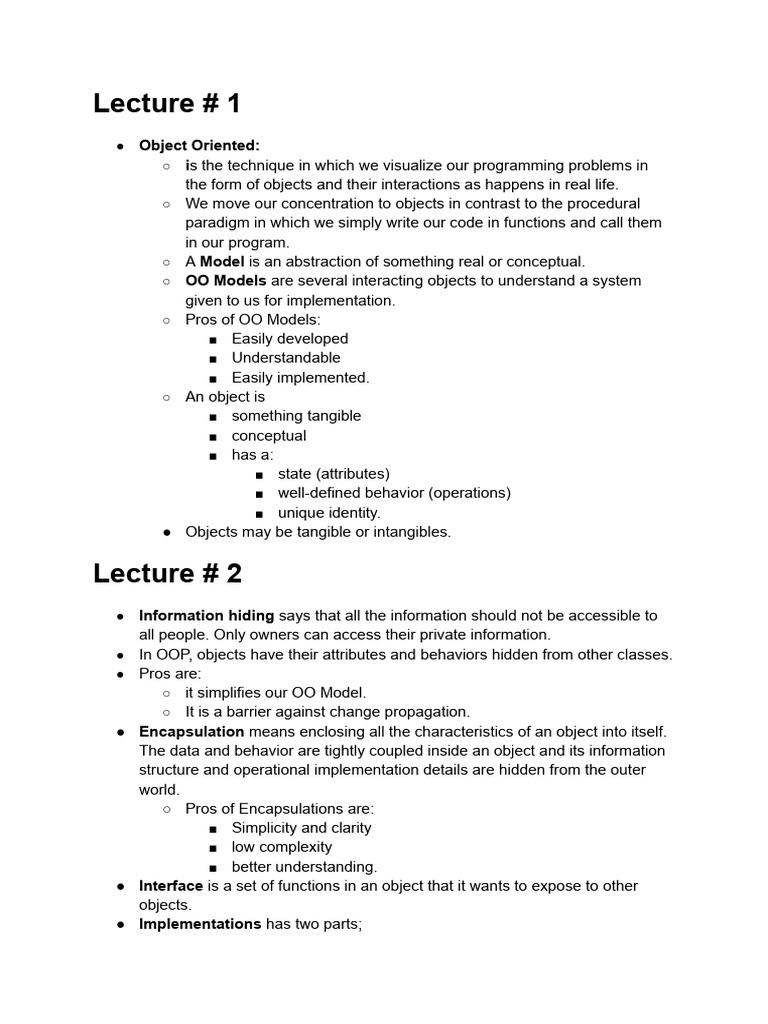 CS304 | PDF | Class (Computer Programming) | Inheritance (Object ...