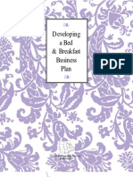 Developing a Bed and Breakfast Business Plan