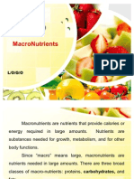 Macro Nutrients