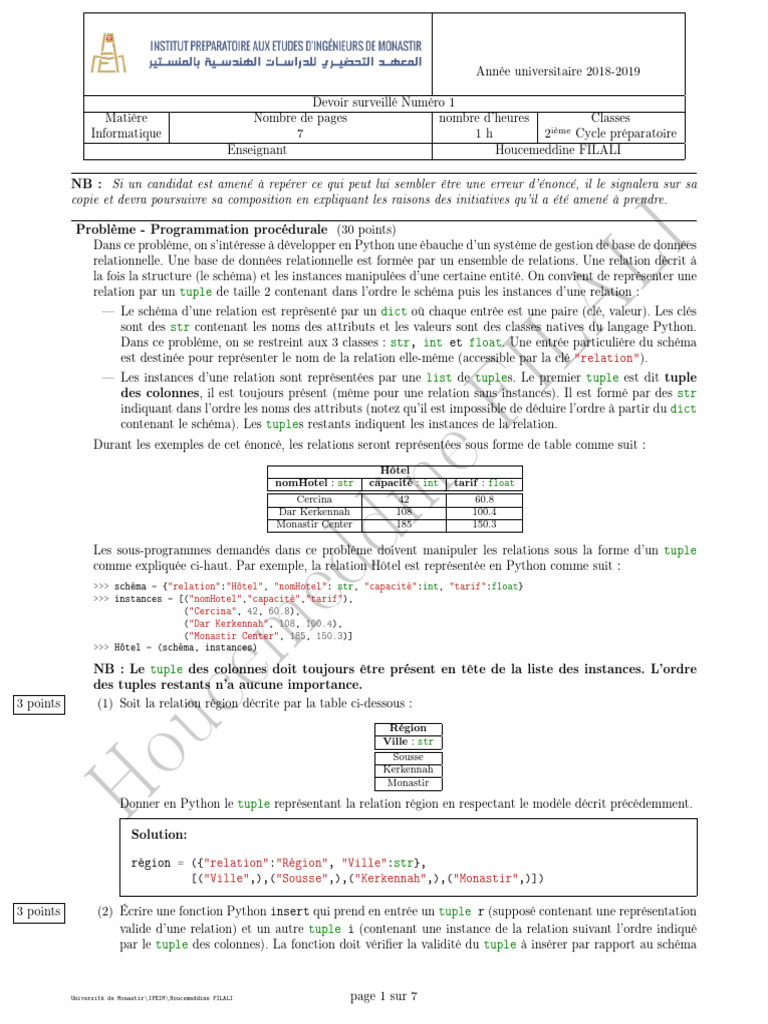 Gestion de bases de données en Python | PDF | Python (Langage de ...