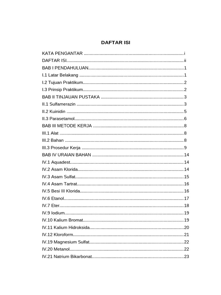 Daftar Isi | PDF