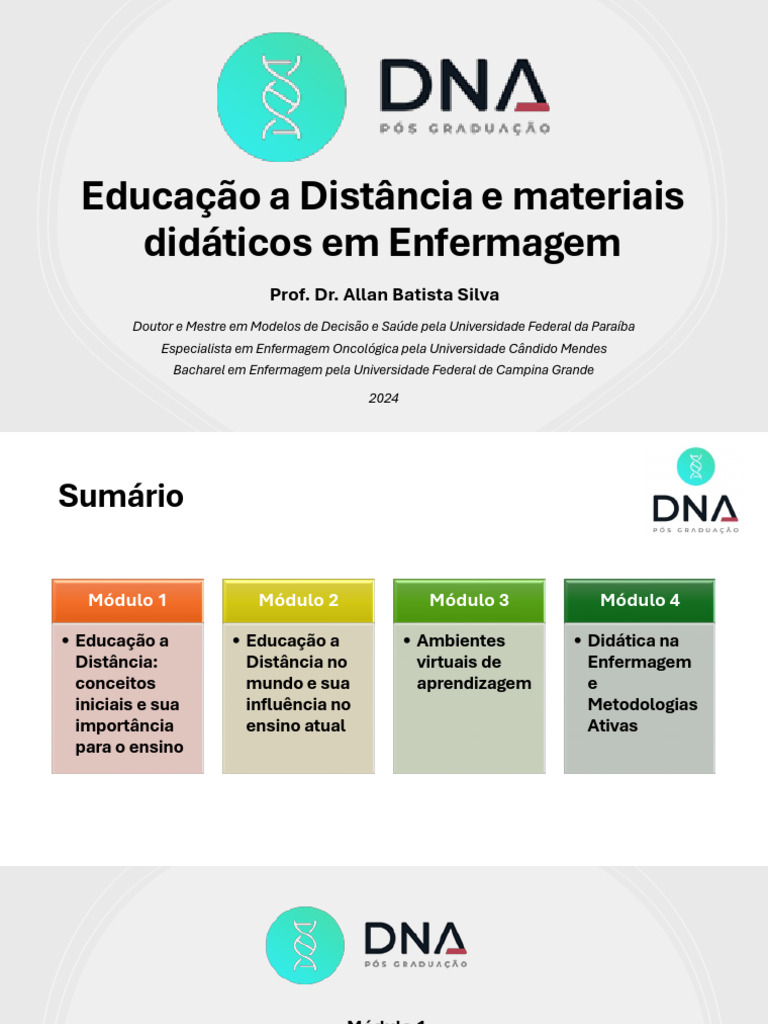 EaD em Enfermagem: Guia Essencial | PDF | Educação à distância ...