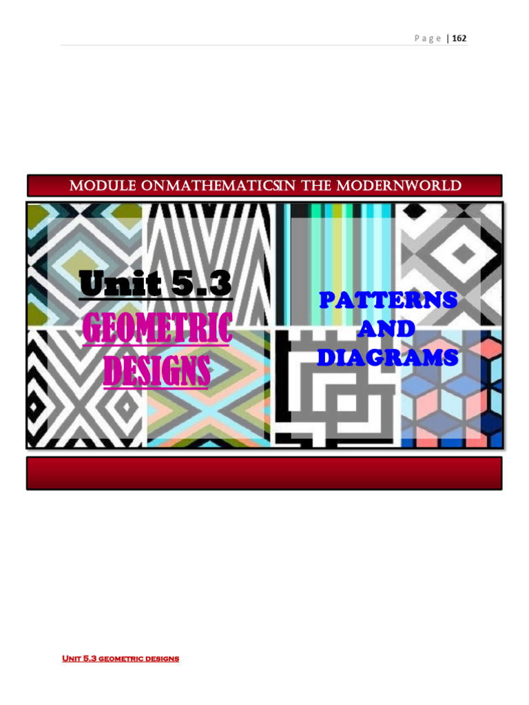 MMW 5.3 Geometric Designs Patterns and Diagrams | PDF | Mathematics ...