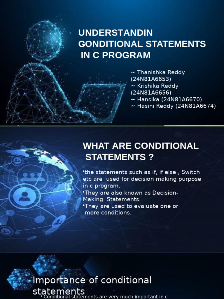 Conditional Statements Ppt (3) | PDF | Control Flow | Software Development