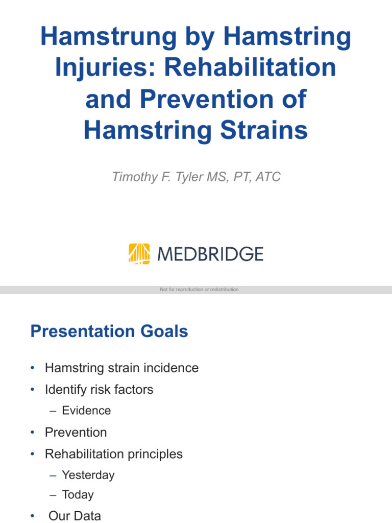 HS Medbridge | PDF | Physical Therapy | Muscle Contraction
