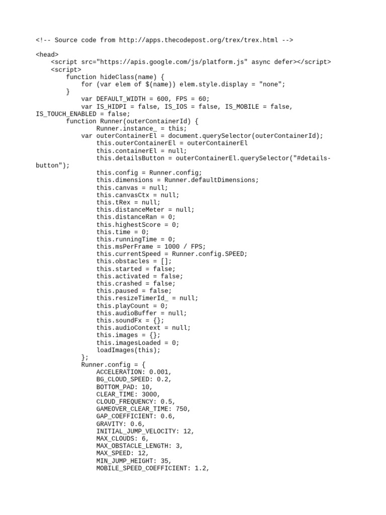 Funtrex dino game code pdf