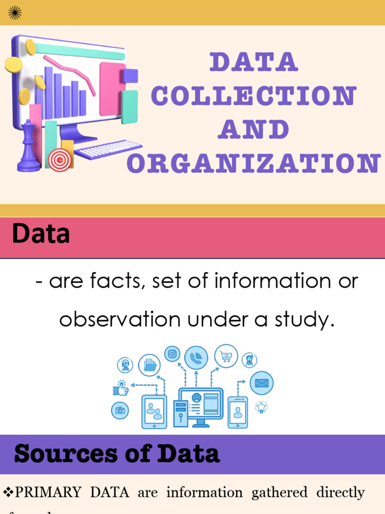Data Collection and Organization | PDF | Chart | Questionnaire