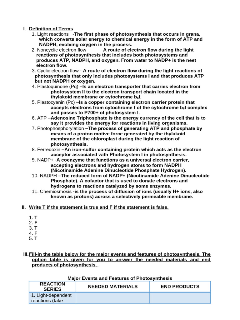 NADP+ Reduction in Photosynthesis | PDF | Photosynthesis | Electron ...