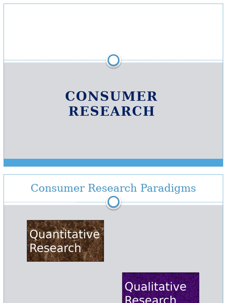 Consumer Research Methodologies Explained | PDF | Qualitative Research ...