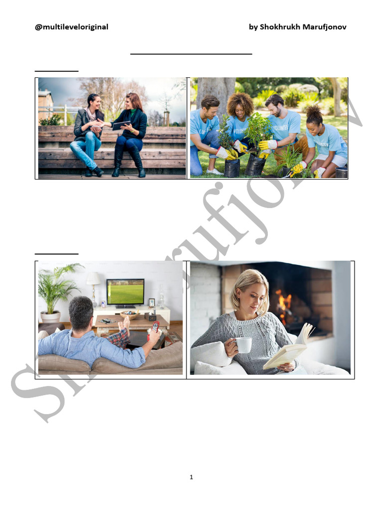 Multilevel Speaking Part 1.2 Questions | PDF