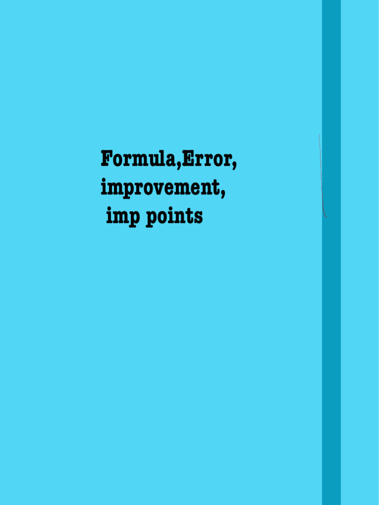 Reaction Rate and Error Analysis Guide | PDF | Titration | Chemistry