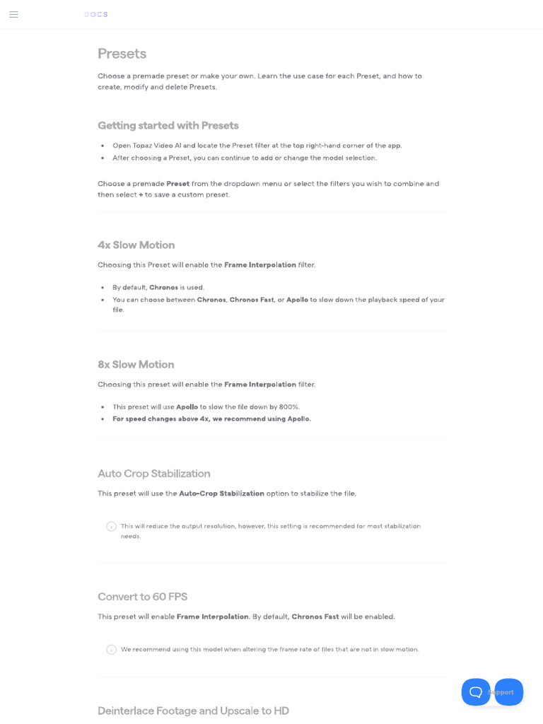 3 Presets | PDF