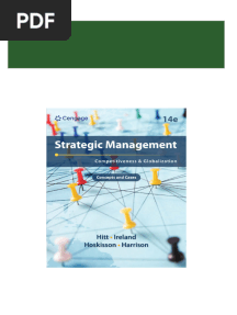Download Strategic Management: Competitiveness and Globalization - Concepts and Cases, 14e 14th Edition Michael A. Hitt - eBook PDF ebook All Chapters PDF