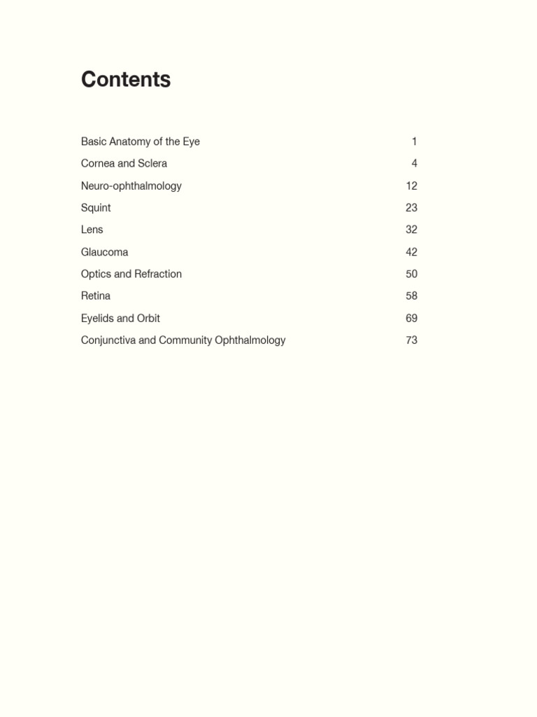 Ophthalmology Revision Edition 8 | PDF | Human Eye | Eye