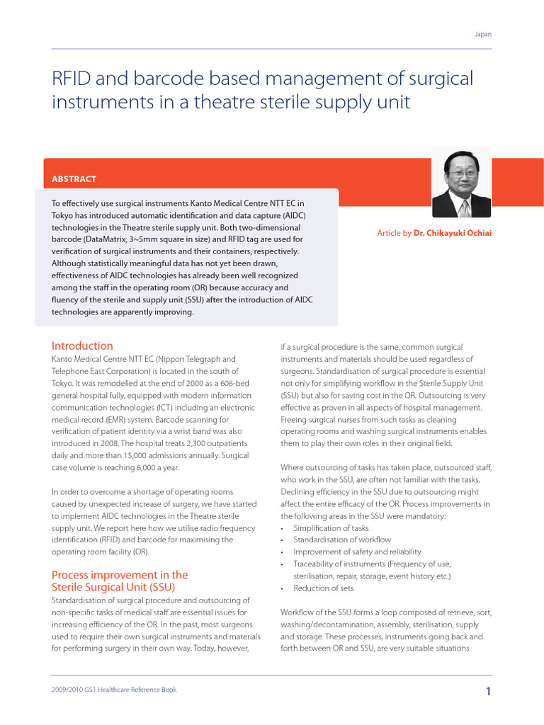 Case Study - Kanto - Surgical - Instruments - Traceability | PDF ...