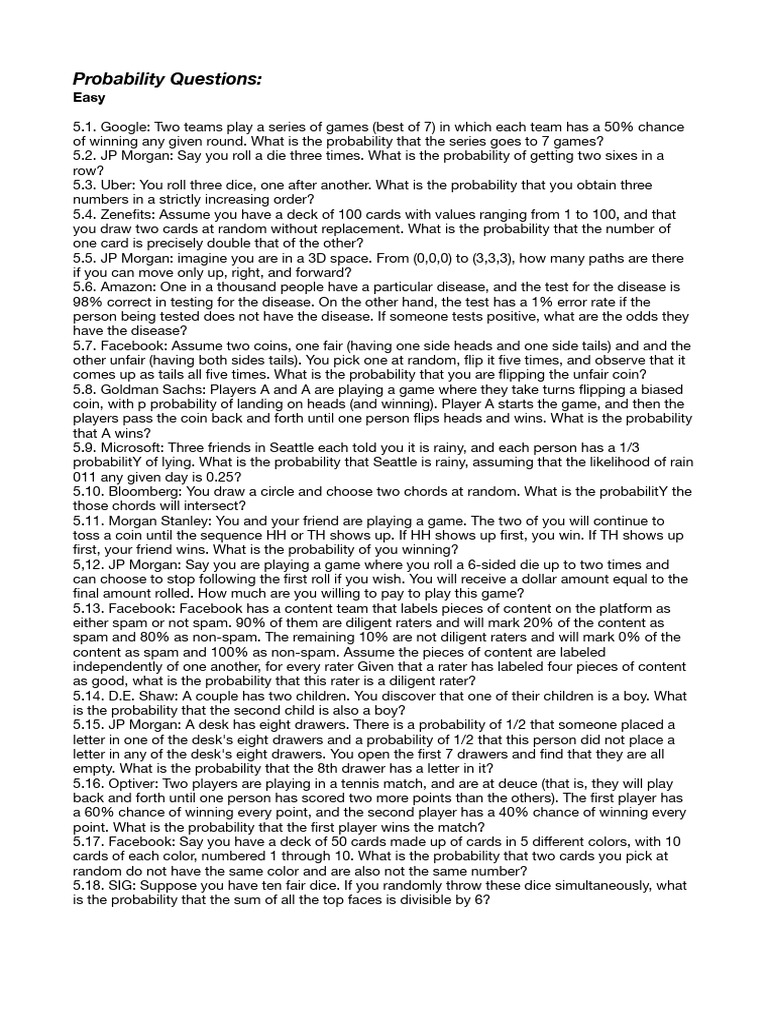 Ace the data science interview 1 pdf errors and residuals