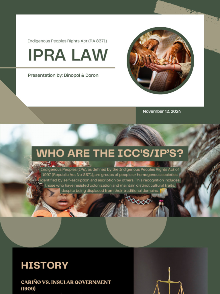 Ipra Law | PDF | Justice | Crime & Violence