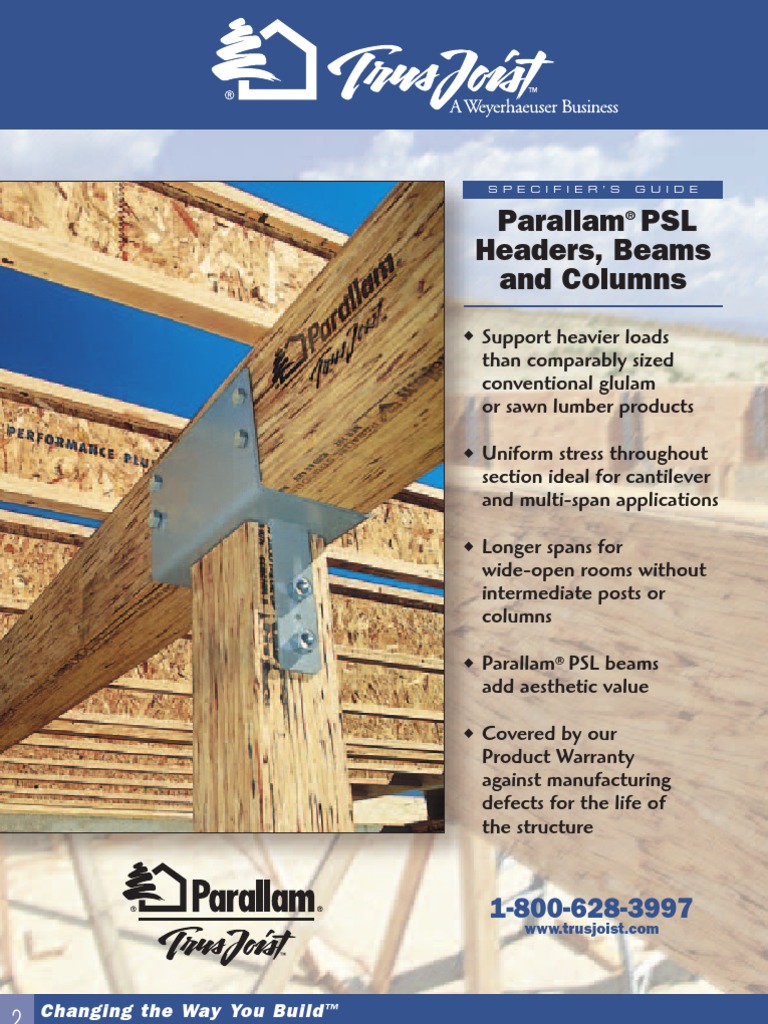 Parallel Strand Lumber Screw Beam (Structure)