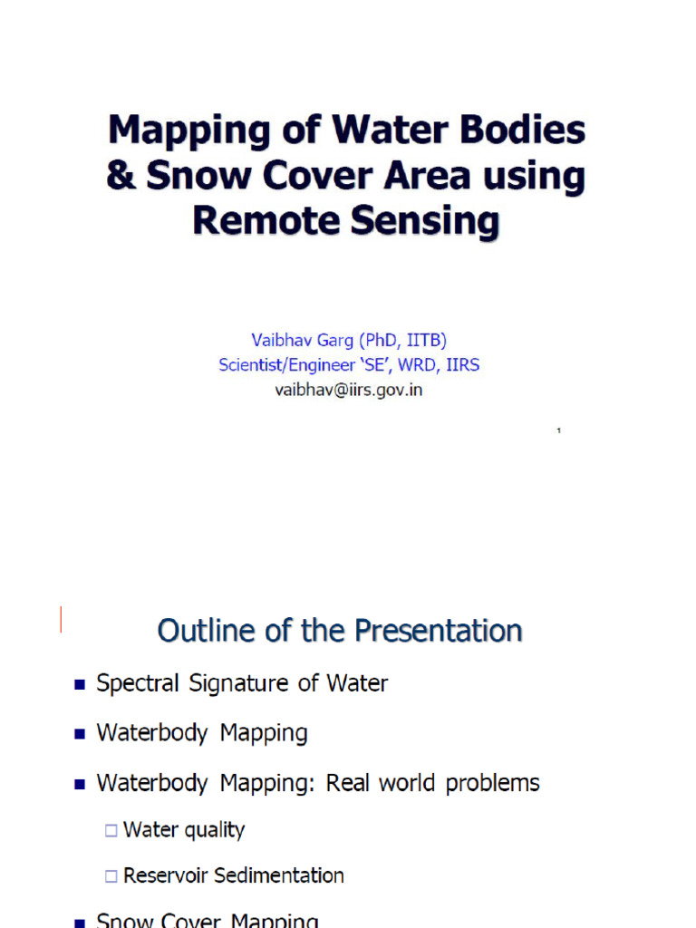 Remote Sensing | PDF