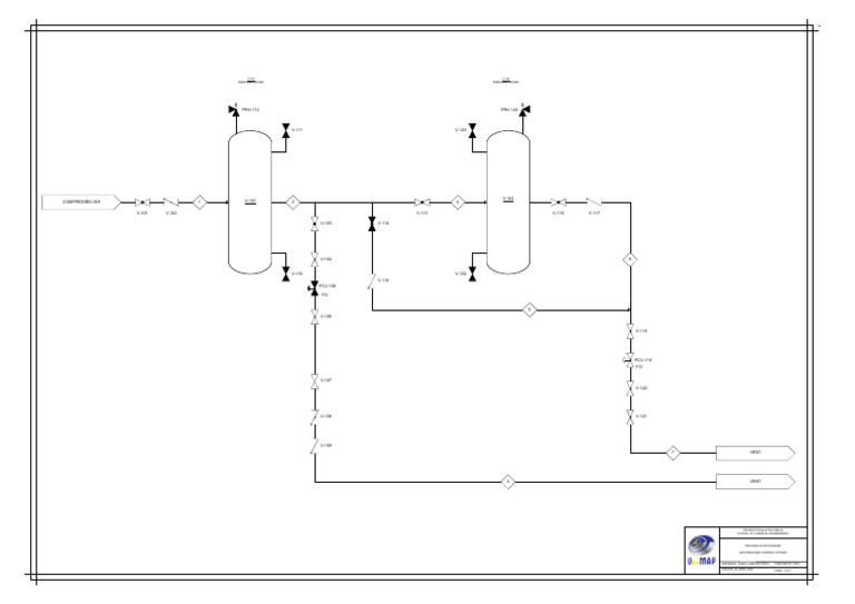 Gas Pressure Control System Diagram | PDF | Chemical Process ...