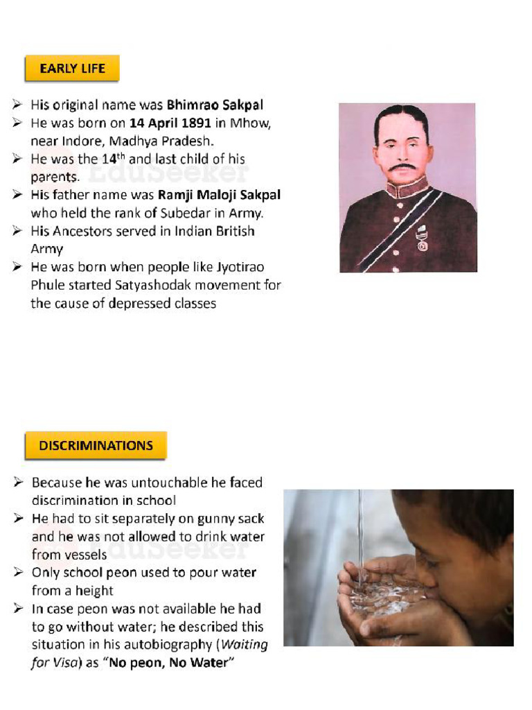 BR Ambedkar Notes | PDF