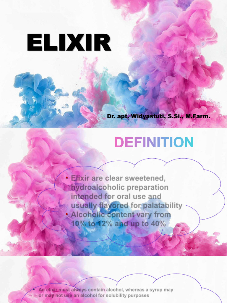 Elixir | PDF | Sugar Substitute | Ethanol