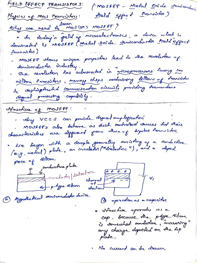 MOSFET | PDF | Semiconductor Devices | Digital Electronics